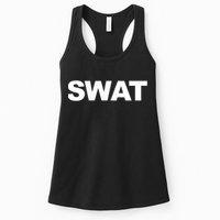 SWAT Team Front Back Print SWAT Team Womens Tank Top