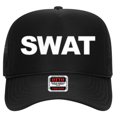 SWAT Team Front Back Print SWAT Team Trucker Hat
