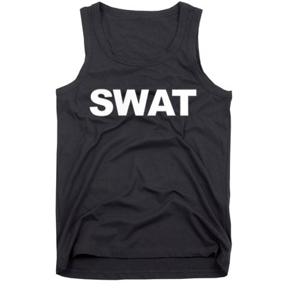 SWAT Team Front Back Print SWAT Team Tank Top