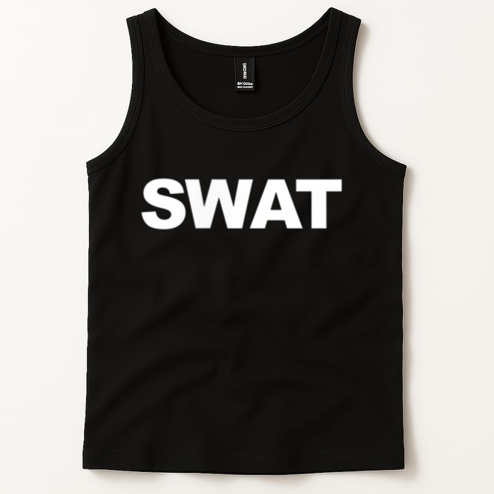 SWAT Team Front Back Print SWAT Team Tank Top