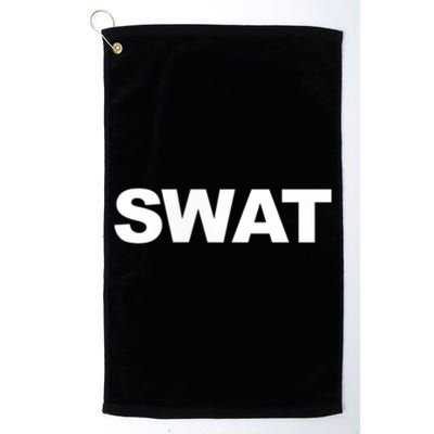 SWAT Team Front Back Print SWAT Team Golf Towel