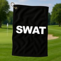SWAT Team Front Back Print SWAT Team Golf Towel