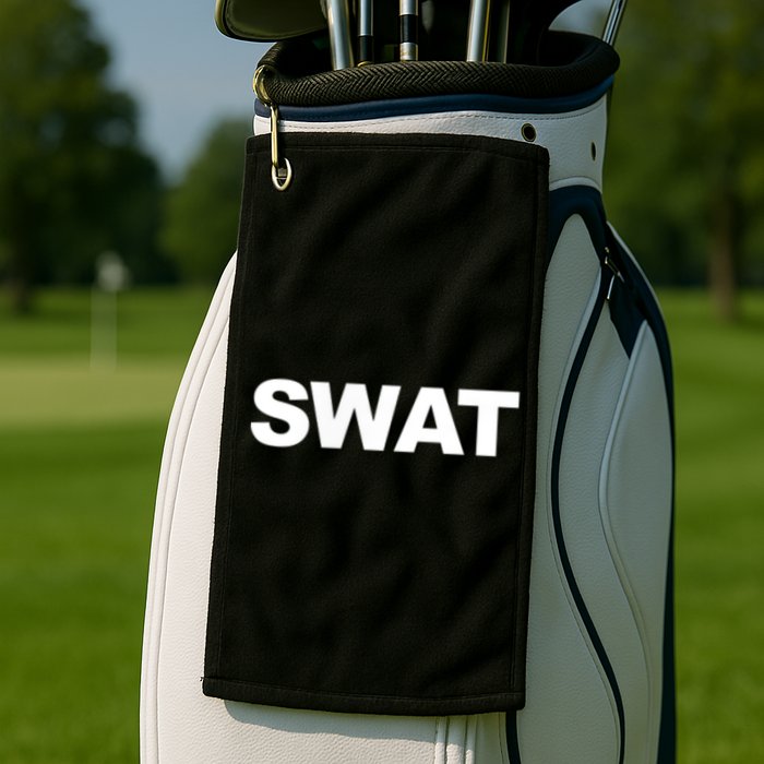 SWAT Team Front Back Print SWAT Team Golf Towel