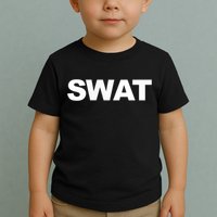 SWAT Team Front Back Print SWAT Team Toddler T-Shirt