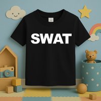 SWAT Team Front Back Print SWAT Team Toddler T-Shirt