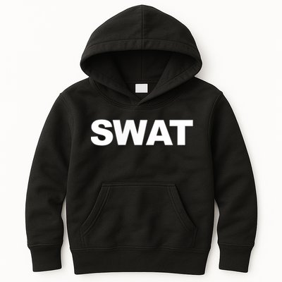 SWAT Team Front Back Print SWAT Team Kids Hoodie