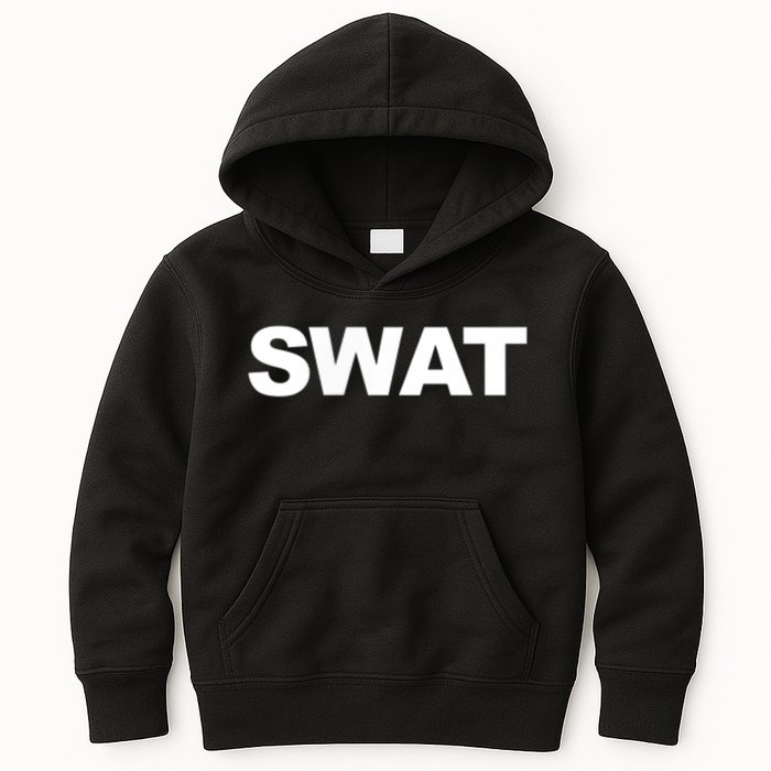 SWAT Team Front Back Print SWAT Team Kids Hoodie