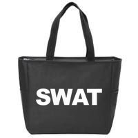 SWAT Team Front Back Print SWAT Team Zip Tote Bag
