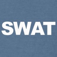 SWAT Team Front Back Print SWAT Team Garment-Dyed Sweatshirt
