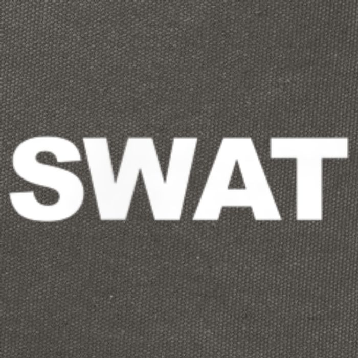SWAT Team Front Back Print SWAT Team Cotton Canvas Backpack