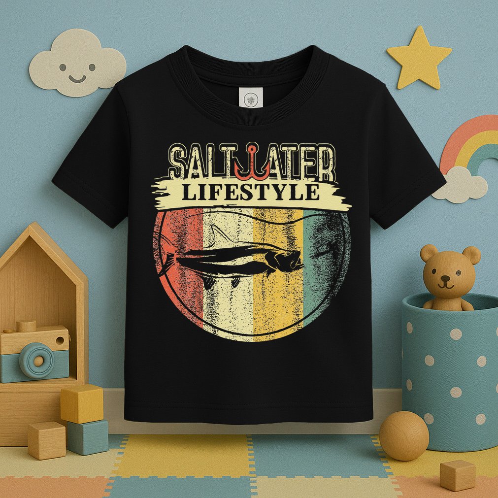 Saltwater Tarpon Fishing Sport Game Fish Lover Fisherman Toddler T-Shirt