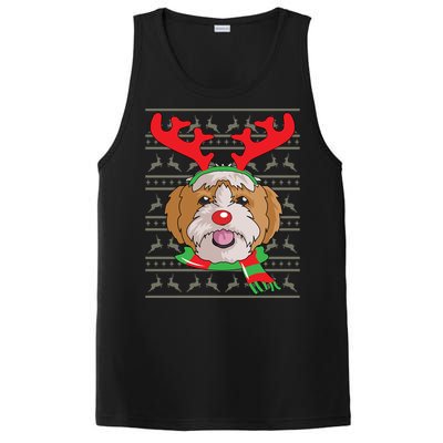 Shih Tzu Gift Reindeer Christmas Gift Top PosiCharge Competitor Tank