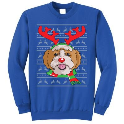 Shih Tzu Gift Reindeer Christmas Gift Top Sweatshirt