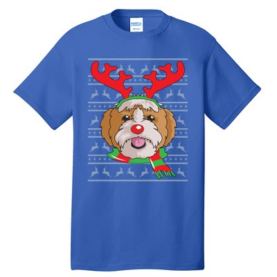 Shih Tzu Gift Reindeer Christmas Gift Top Tall T-Shirt