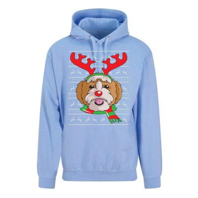 Shih Tzu Gift Reindeer Christmas Gift Top Unisex Surf Hoodie