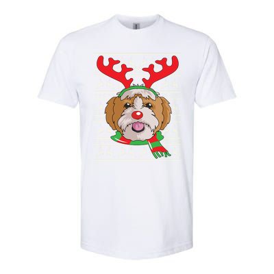 Shih Tzu Gift Reindeer Christmas Gift Top Softstyle CVC T-Shirt