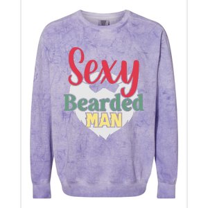 Sorry This Girl Is Taken Sexy Bearded Colorblast Crewneck Sweatshirt