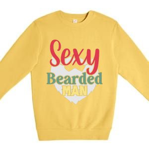 Sorry This Girl Is Taken Sexy Bearded Premium Crewneck Sweatshirt