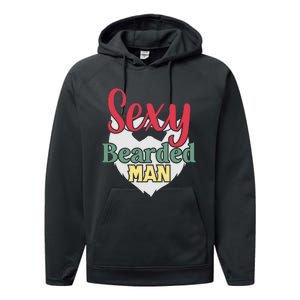 Sorry This Girl Is Taken Sexy Bearded Performance Fleece Hoodie