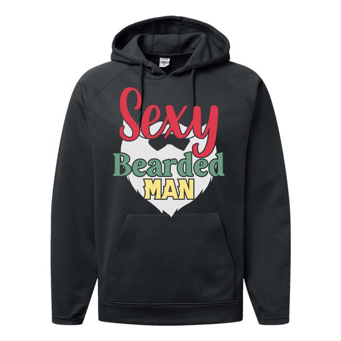 Sorry This Girl Is Taken Sexy Bearded Performance Fleece Hoodie