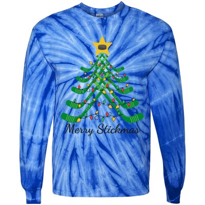 Stick Tree Gift Tie-Dye Long Sleeve Shirt