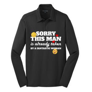 Sorry This Guy Is Already Taken By A Fantastic Gift Silk Touch Performance Long Sleeve Polo