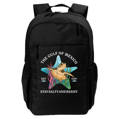Stay The Gulf Of Mexico Be Salty And Resist Turtle  Daily Commute Backpack