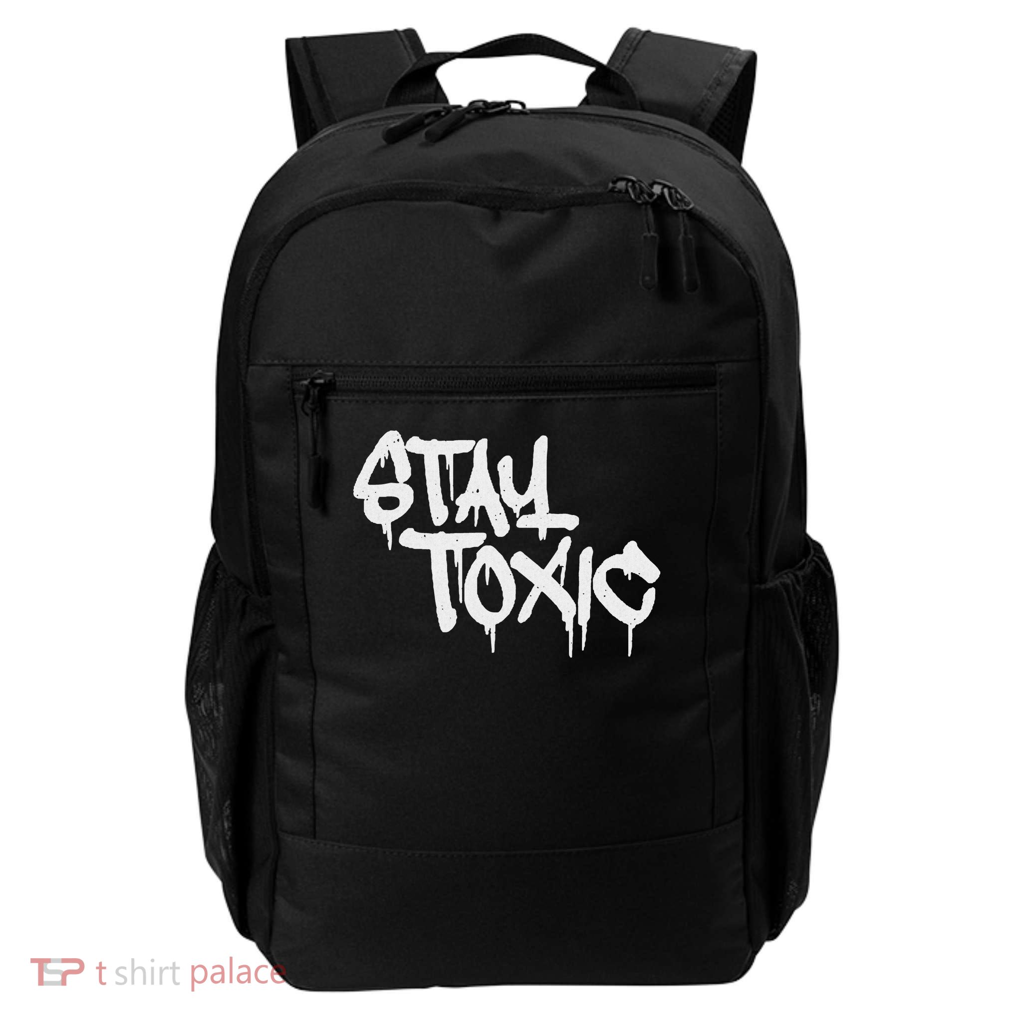 Stay Toxic Grafitti Style Daily Commute Backpack