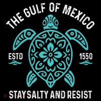 Stay The Gulf Of Mexico Be Salty And Resist Turtle Impact Tech Backpack