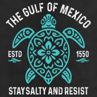 Stay The Gulf Of Mexico Be Salty And Resist Turtle 11oz C Handle Ceramic Mug