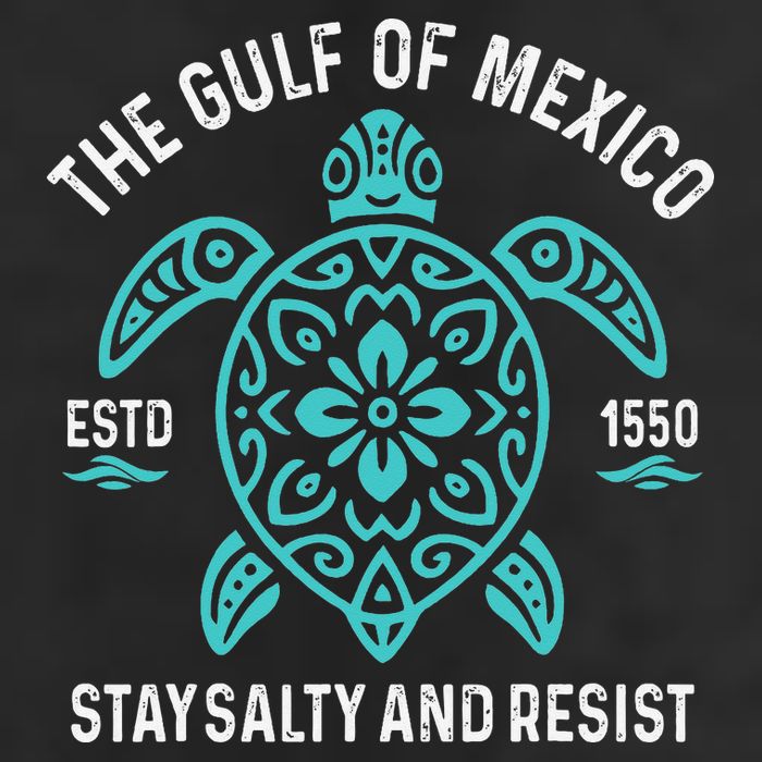 Stay The Gulf Of Mexico Be Salty And Resist Turtle 11oz C Handle Ceramic Mug