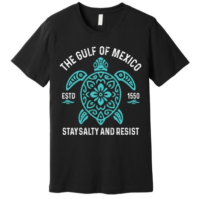 Stay The Gulf Of Mexico Be Salty And Resist Turtle Premium T-Shirt