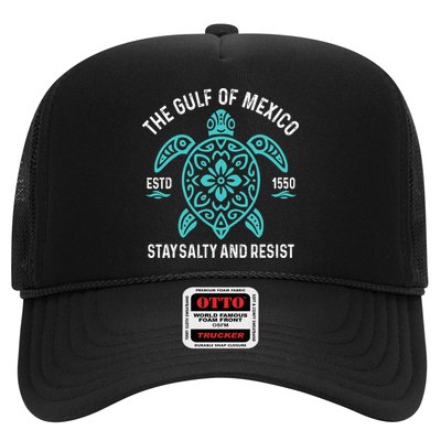 Stay The Gulf Of Mexico Be Salty And Resist Turtle Trucker Hat