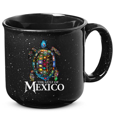 Sea Turtle Gulf Of Mexico Never Forget Trump 15oz Campfire Ceramic Mug