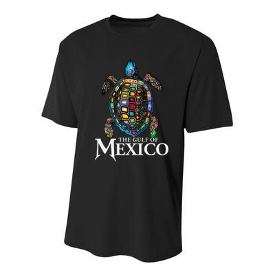 Sea Turtle Gulf Of Mexico Never Forget Trump Youth Performance Sprint T-Shirt