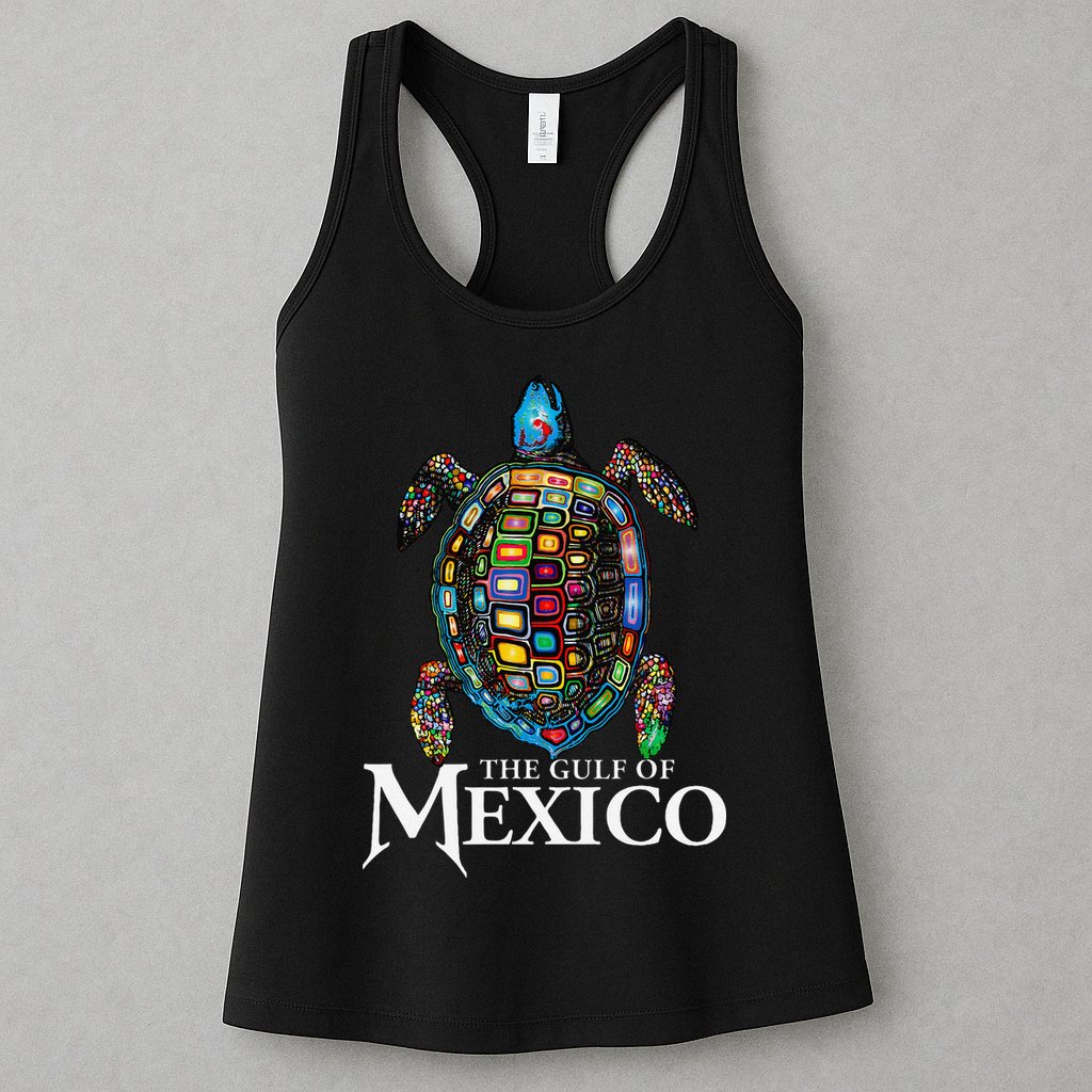 Sea Turtle Gulf Of Mexico Never Forget Trump Womens Tank Top