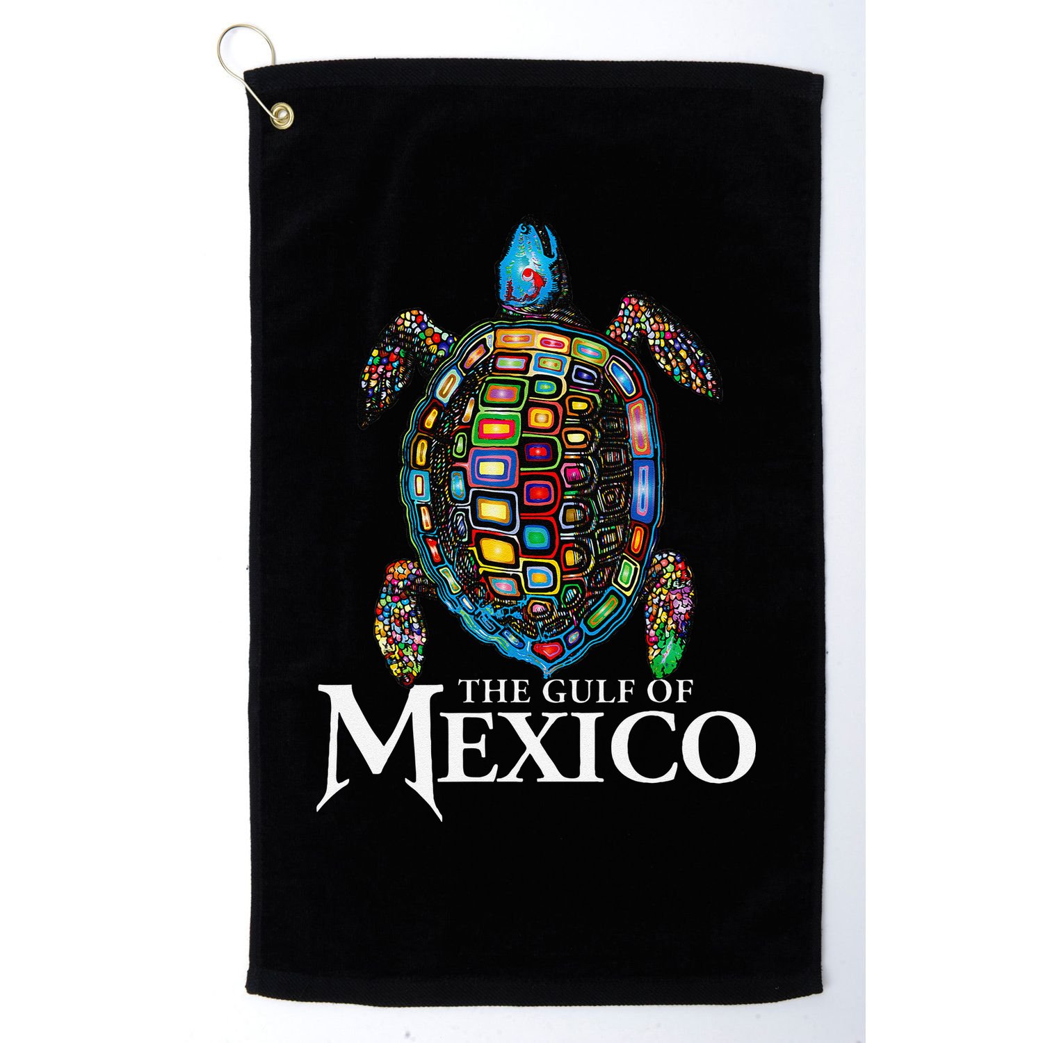 Sea Turtle Gulf Of Mexico Never Forget Trump Golf Towel
