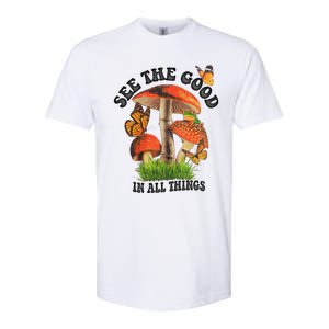 See The Good In All Things Mushroom Softstyle CVC T-Shirt