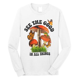 See The Good In All Things Mushroom Long Sleeve Shirt