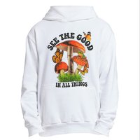 See The Good In All Things Mushroom Urban Pullover Hoodie