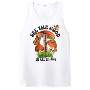 See The Good In All Things Mushroom PosiCharge Competitor Tank