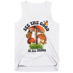 See The Good In All Things Mushroom Tank Top