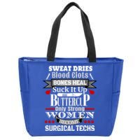 Surgical Technician Gift Surg Tech Or Scrub Tech Gift Cool Gift Zip Tote Bag