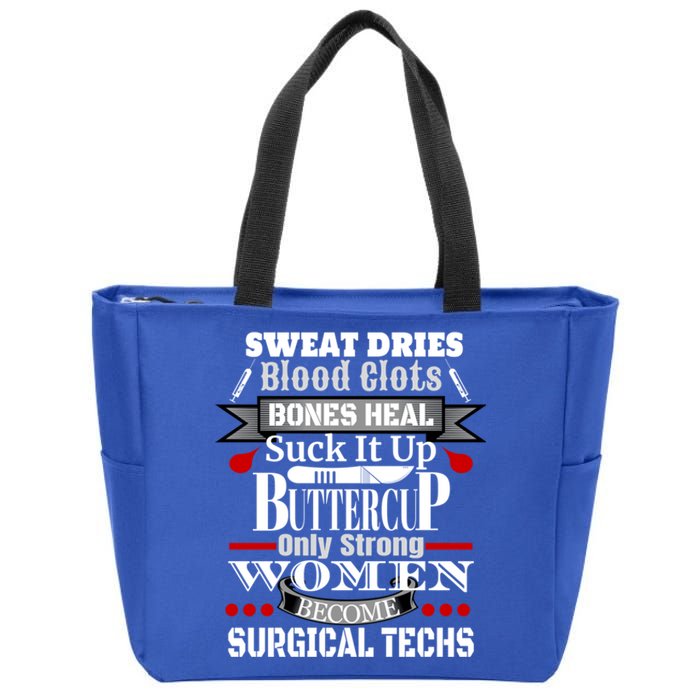 Surgical Technician Gift Surg Tech Or Scrub Tech Gift Cool Gift Zip Tote Bag