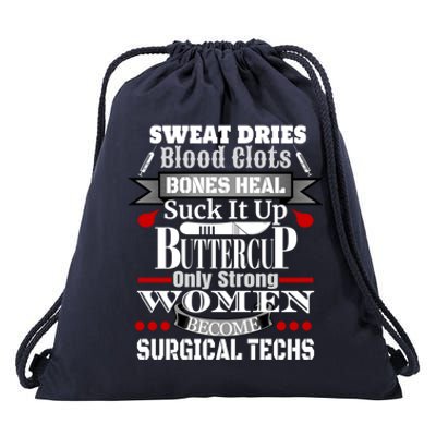 Surgical Technician Gift Surg Tech Or Scrub Tech Gift Cool Gift Drawstring Bag