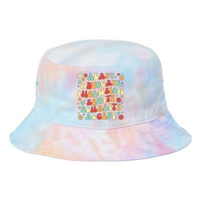 SPED Teacher Groovy Special Education Teacher  Tie Dye Newport Bucket Hat