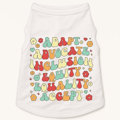 SPED Teacher Groovy Special Education Teacher  Doggie Tank