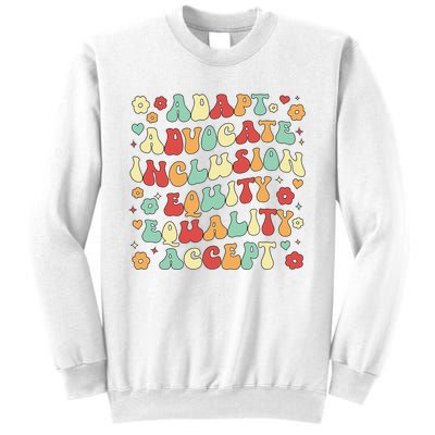 SPED Teacher Groovy Special Education Teacher  Sweatshirt