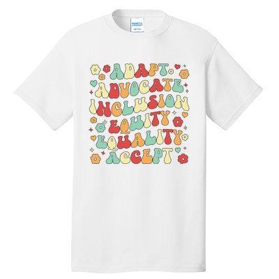 SPED Teacher Groovy Special Education Teacher  Tall T-Shirt