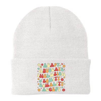 SPED Teacher Groovy Special Education Teacher  Knit Cap Winter Beanie